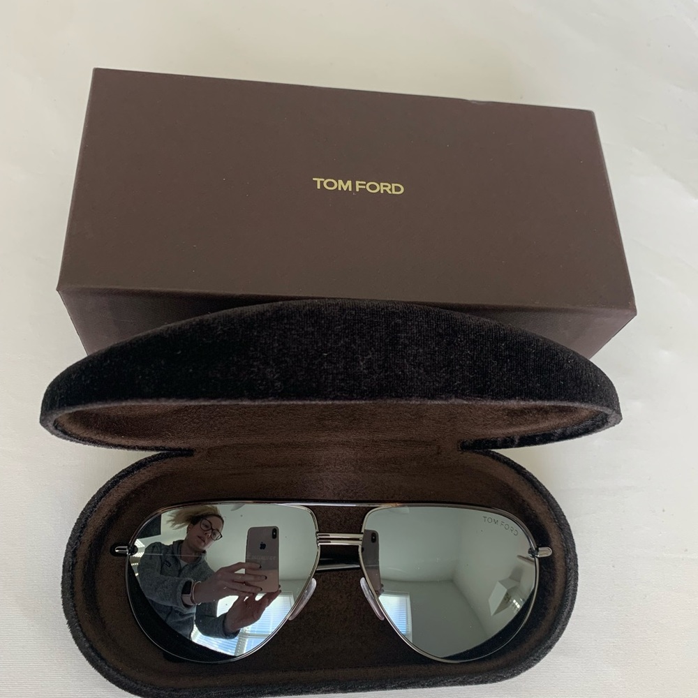 Tom Ford Unisex Metal Aviators